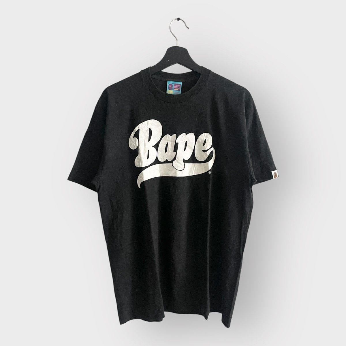 Steal 2000s Bape Jumbo Baseball Logo Tee L