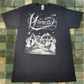 Vintage Homesick Mountain Trail Under Stars Outdoor Graphic M Tshirt Camping Hiking Mens Shirt Crew