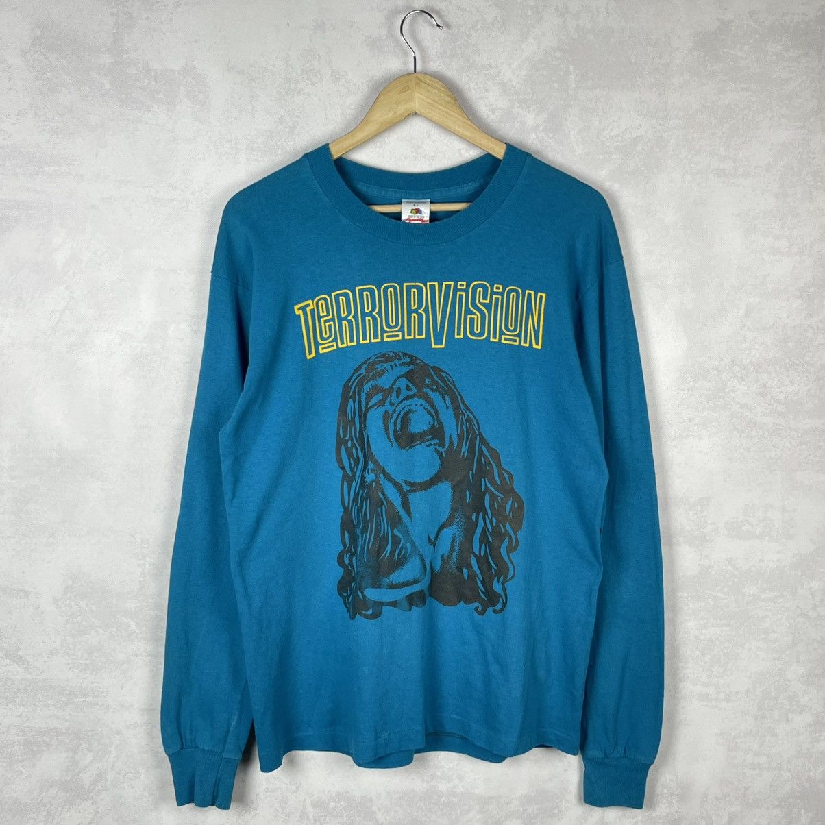 Vintage 1995 Terrorvision Screaming Girl Longsleeve T Shirt