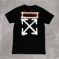 White Off White Small Golden Ratio Arrows Black Tee Virgil Abloh Hoodie, Sweatshirt | FlexRushtees.com