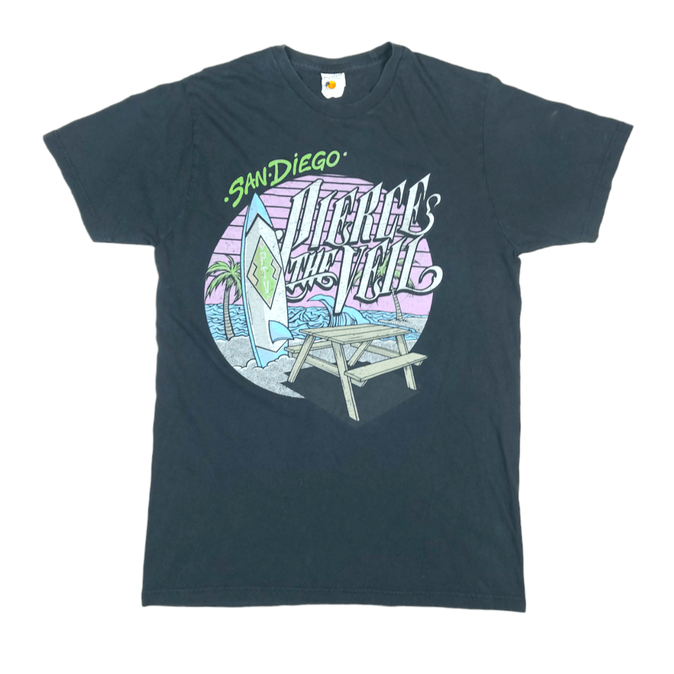 Vintage Pierce The Veil Band Merch San Diego Beach Tee