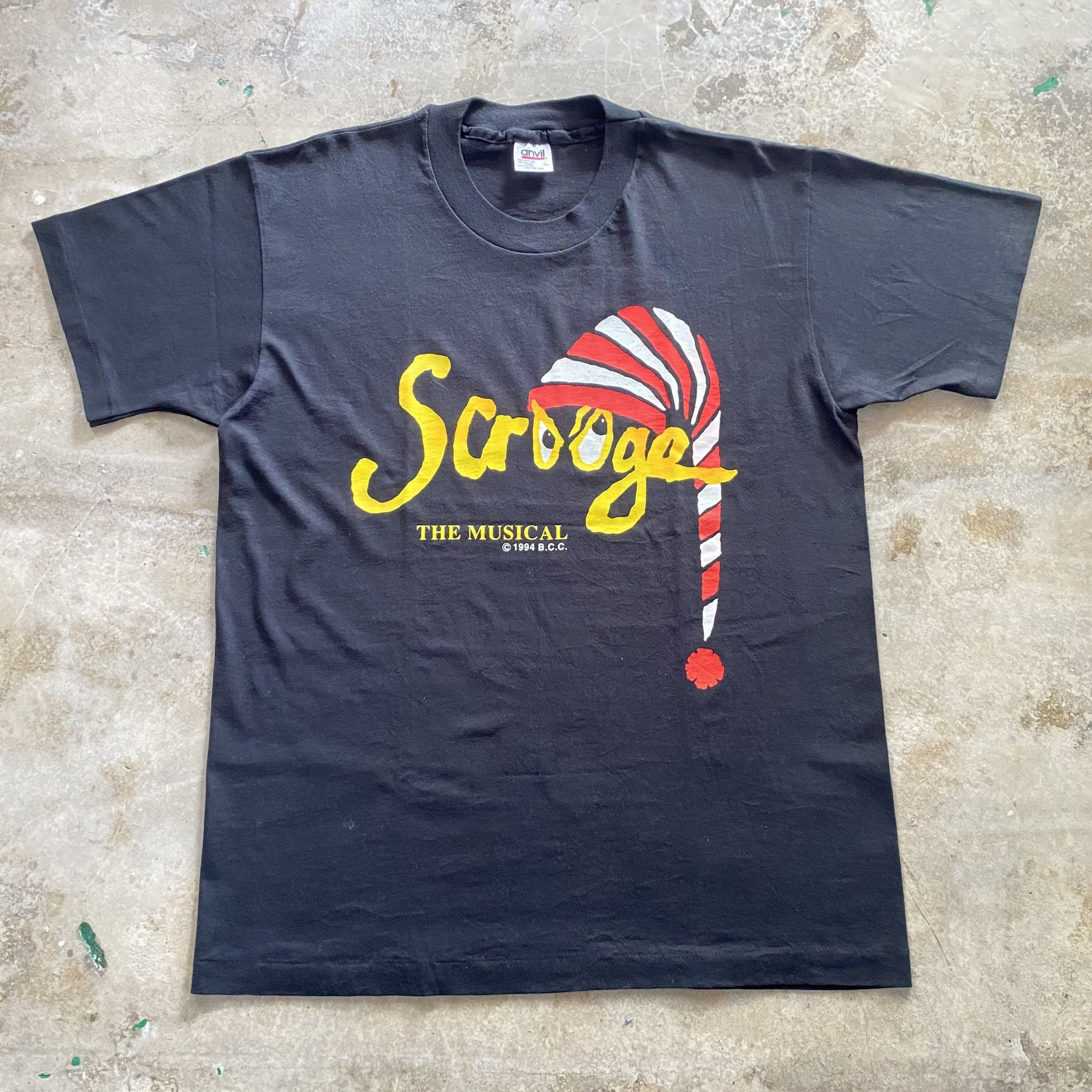 Vintage 90s Scrooge The Musical T Shirt Ts017