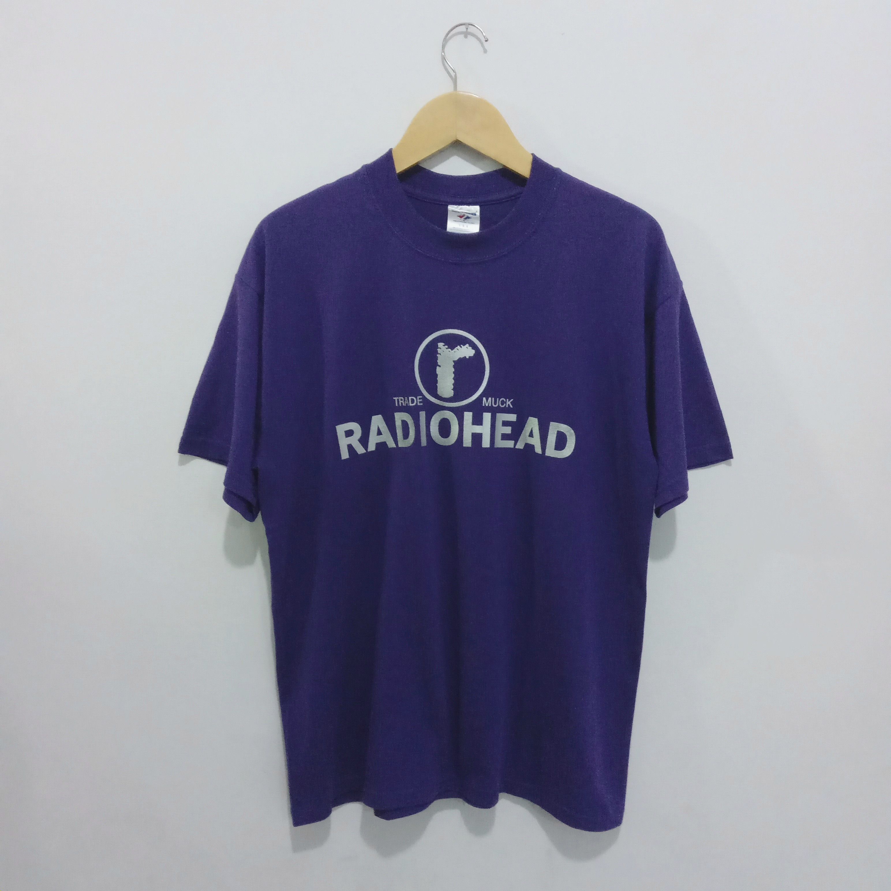 Band Tees Radiohead T Shirt Trade Muck Logo Hoodie, Sweatshirt | FlexRushtees.com