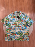Sz 48 Dsquared2 Beach Painting Shirt