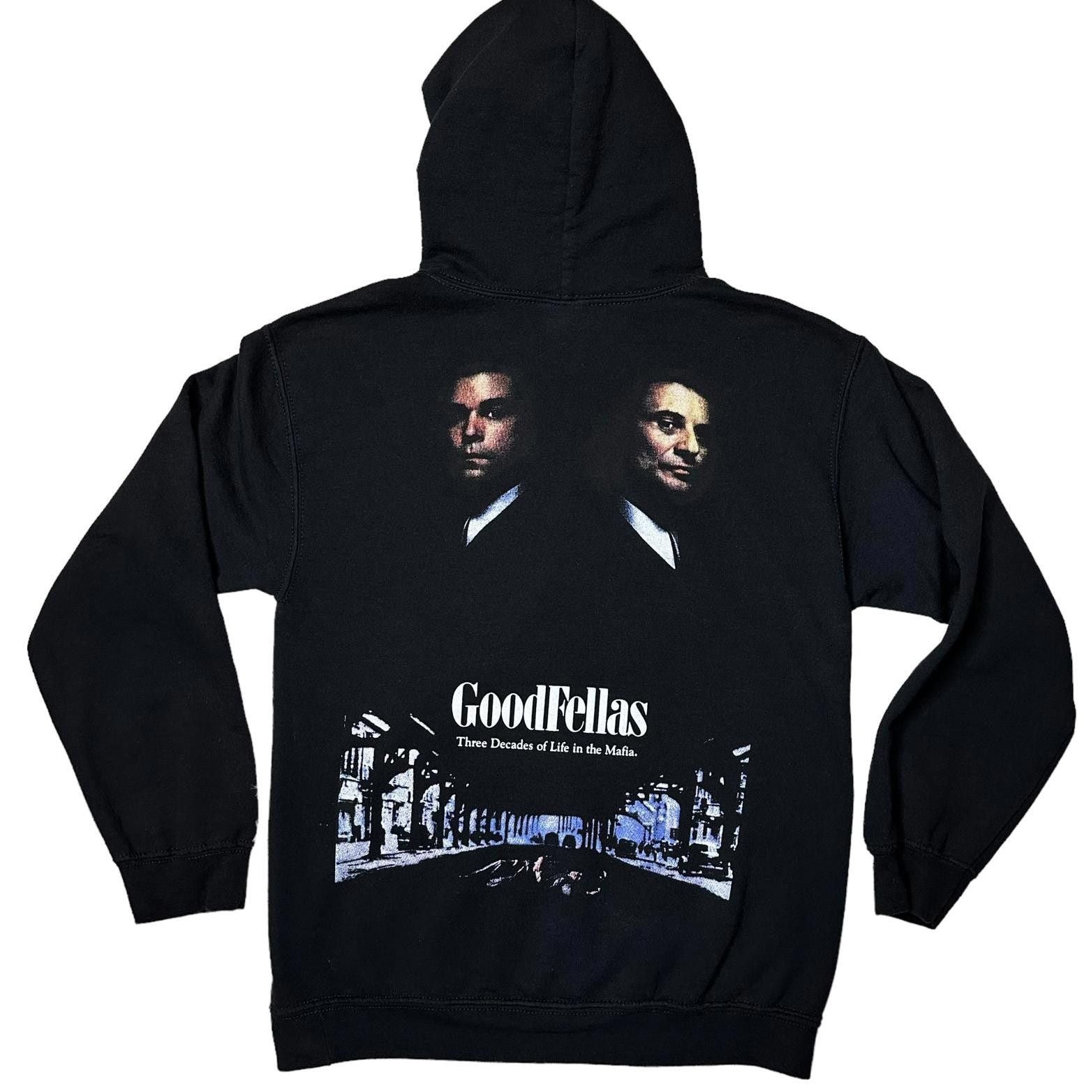 Designer Goodfellas Movie Graphic Pullover Hoodie Black Men S Small T-Shirts, Sweatshirt | FlexRushtees.com