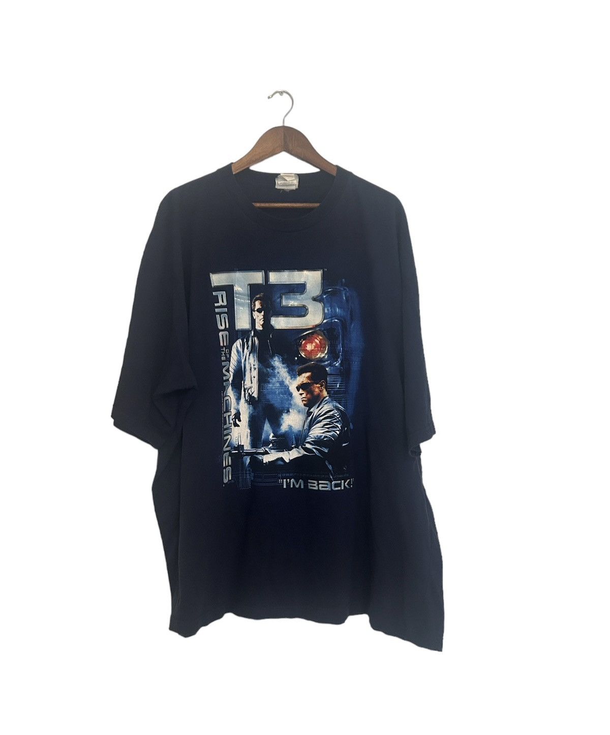 Vintage 5xl Terminator 3 Tee Nvy