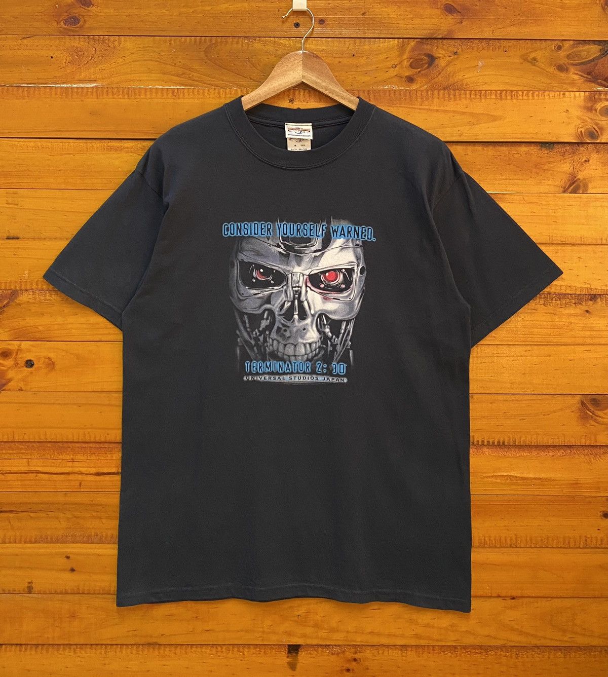 Rare Vintage Terminator 2 Shirt Big Logo Spell Out