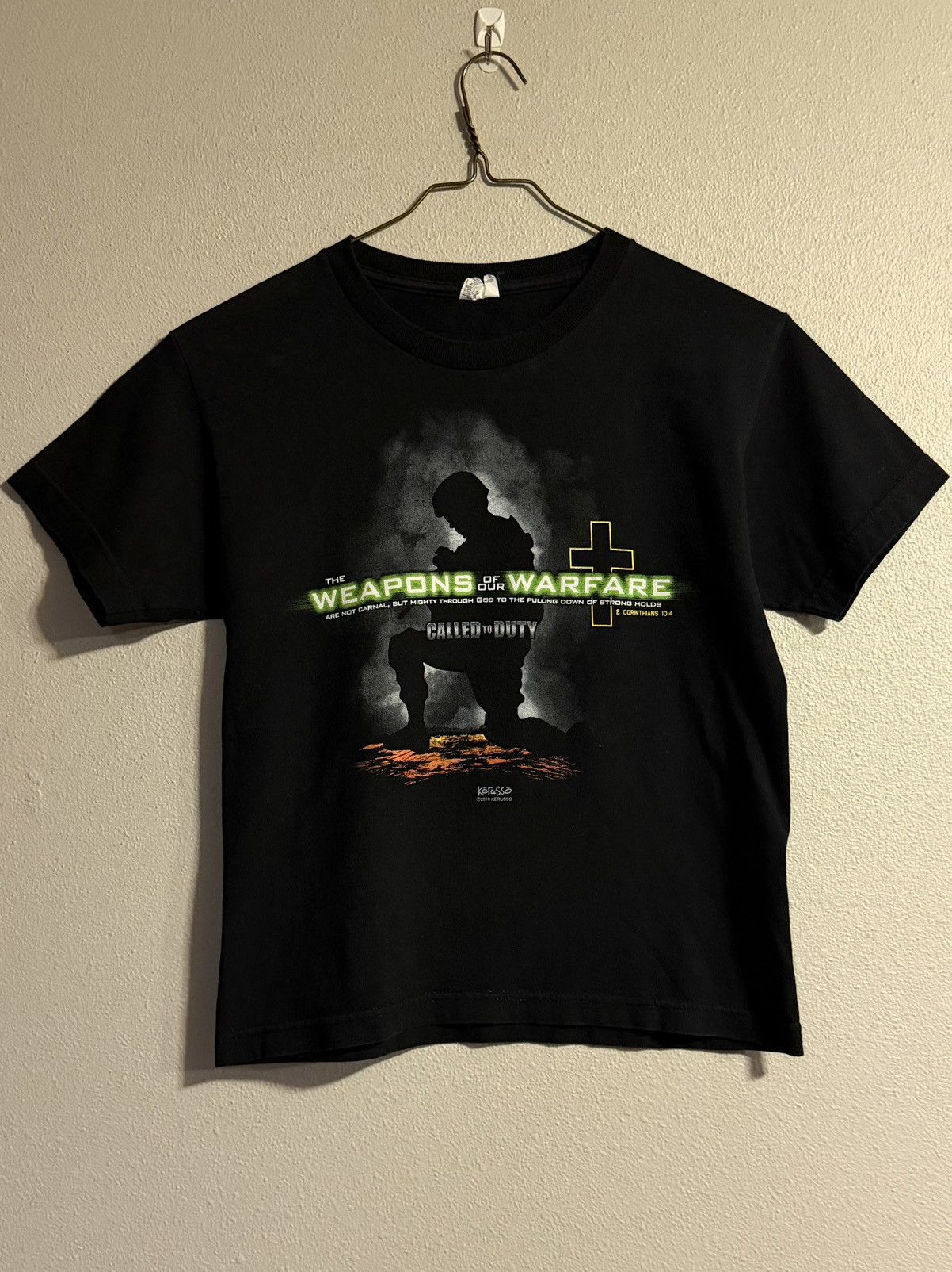 Alstyle Kerusso Call Of Duty Jesus Tee Parody Fits Small 2010