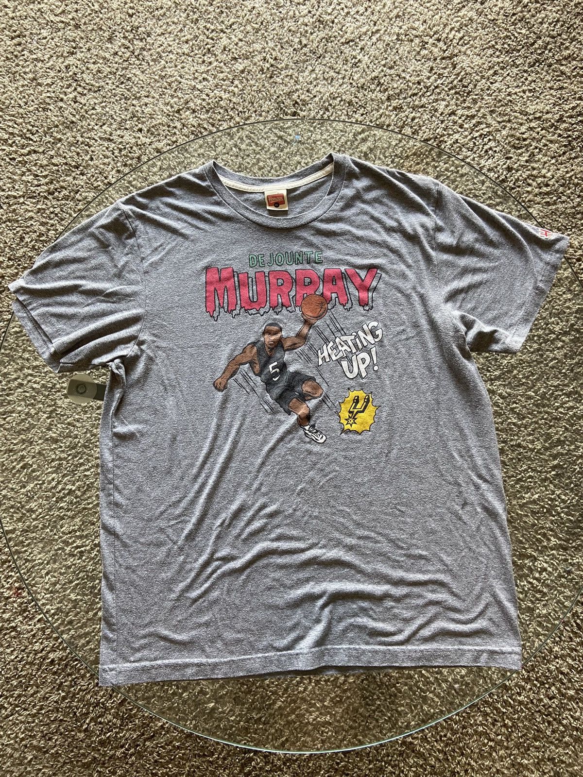 Vintage Homage De Jounte Murry Spurs Heating Up Tee