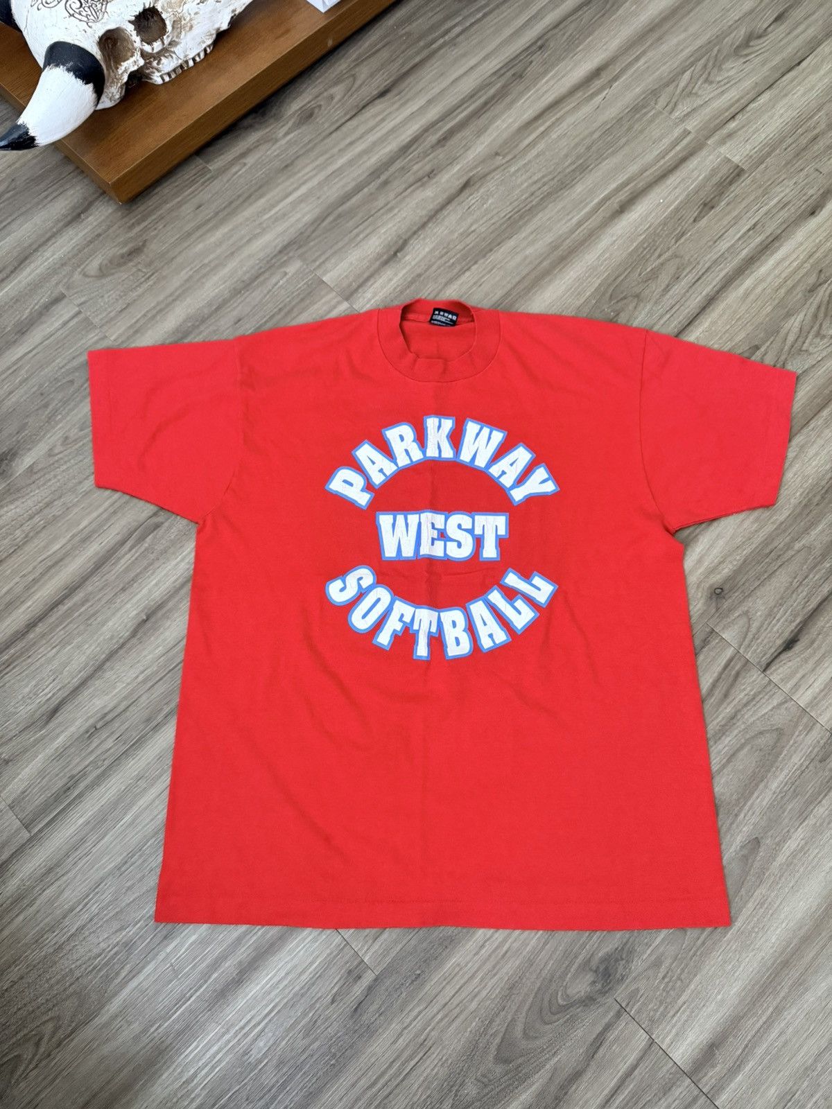 Fruit Of The Loom Vintage Parkway West Softball Champion Shirt