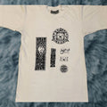 Vintage Noosa Australia Tribal Art Shirt S White Beach Water 90s 80s Grunge Surf Punk Retro Hoodie, Sweatshirt