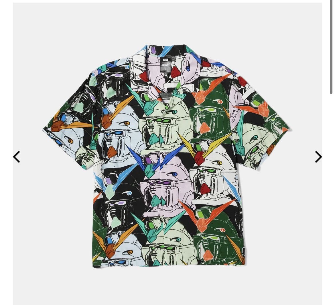 Gundam Heads Resort Shirt S