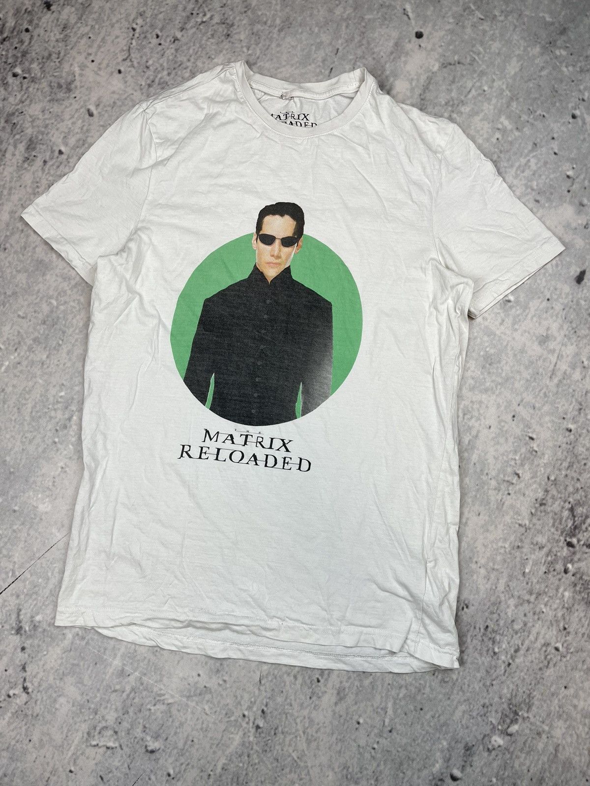 Vintage Matrix Reloaded White Tee