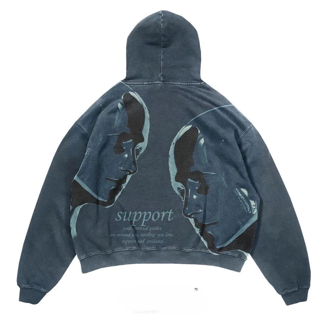 Japanese Brand Y2k Letter Printed Hoodie T-Shirts, Sweatshirt | FlexRushtees.com