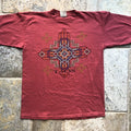 Vintage Prairie Mountain Taos 90s Navajo Mandala T Shirt