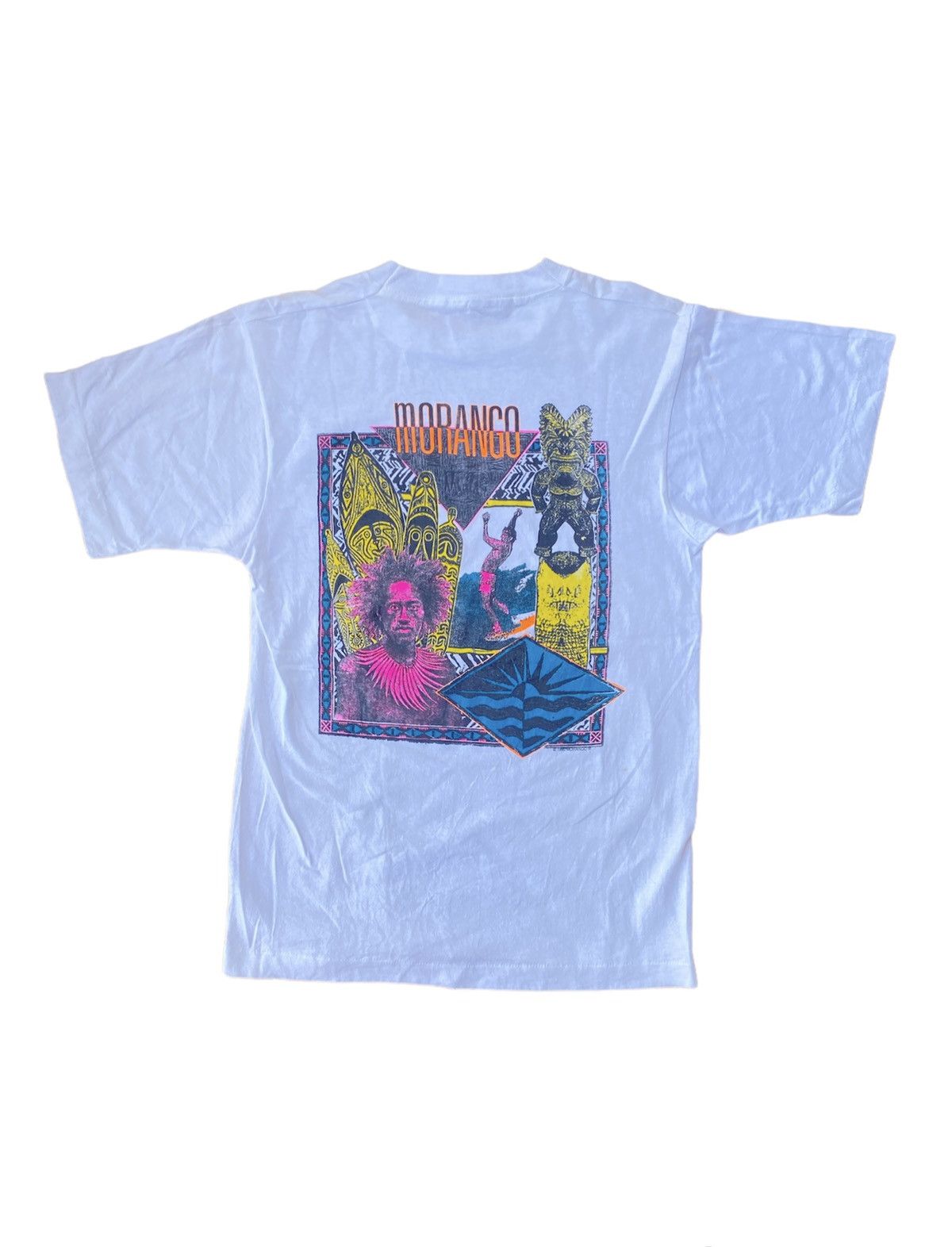 Vintage 90s Fruit Of The Loom Shirt Morango Tribe Surfing