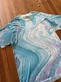 Vintage Psychedelic Tie Dye Marbled T Shirt