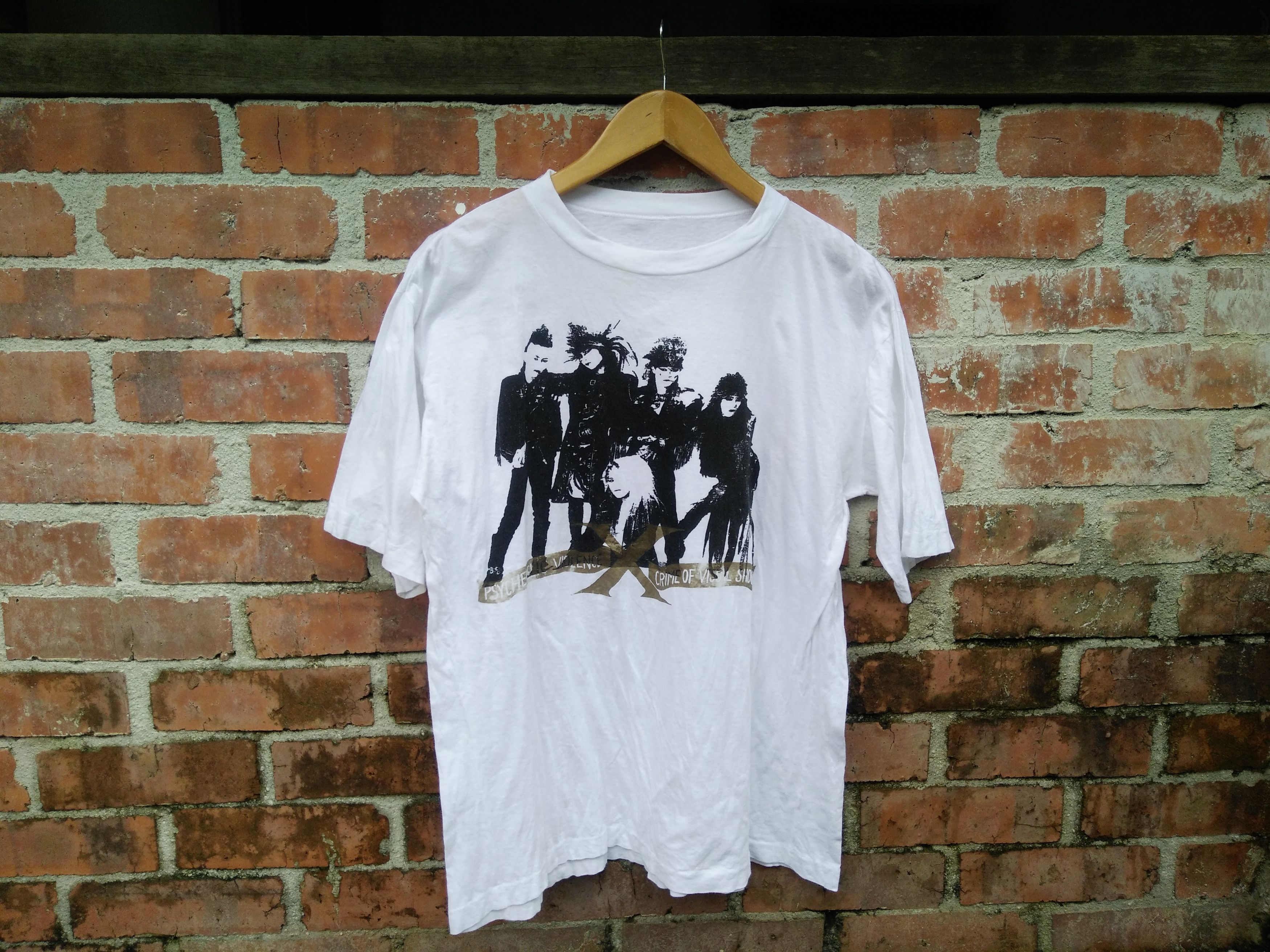 Vintage Psychedelic Violence Crime Of Visual Shock X Band Tess