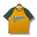 Vintage 90 S Athletics Mlb Logo Tee Shirt Medium Size Hoodie, Sweatshirt | FlexRushtees.com