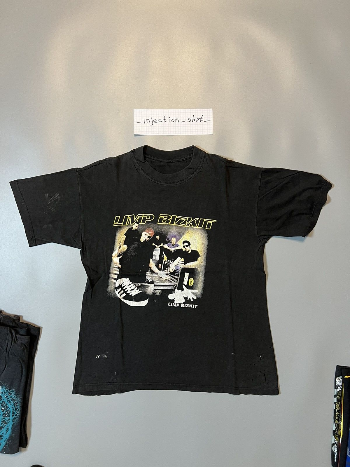 Vintage 90s Limp Bizkit Thrashed Black Tee Hoodie, Sweatshirt | FlexRushtees.com