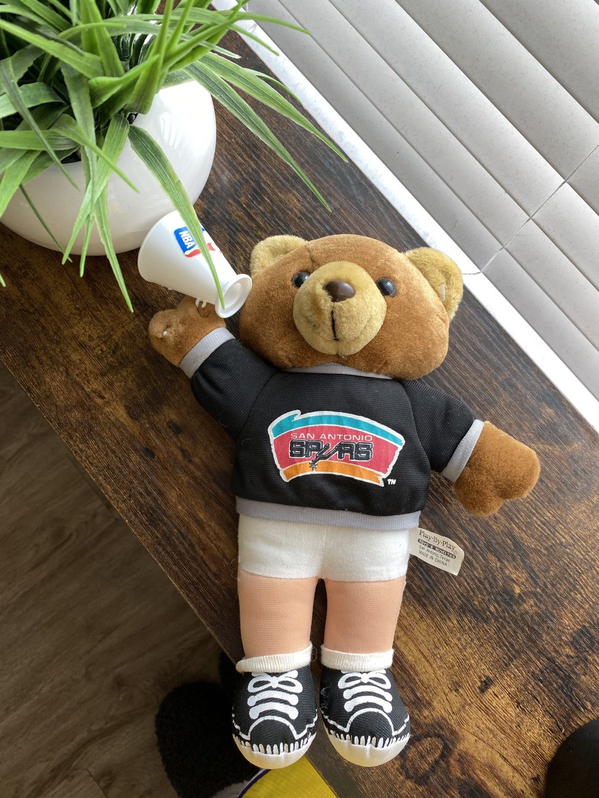 Nba Vintage 90s San Antonio Spurs Plush Teddy Bear T-Shirts, Hoodie, Sweatshirt | FlexRushtees.com
