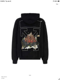 White Off White Landscape Arrows Hoodie Virgil Abloh Ow 2025 Black T-Shirts, Sweatshirt | FlexRushtees.com