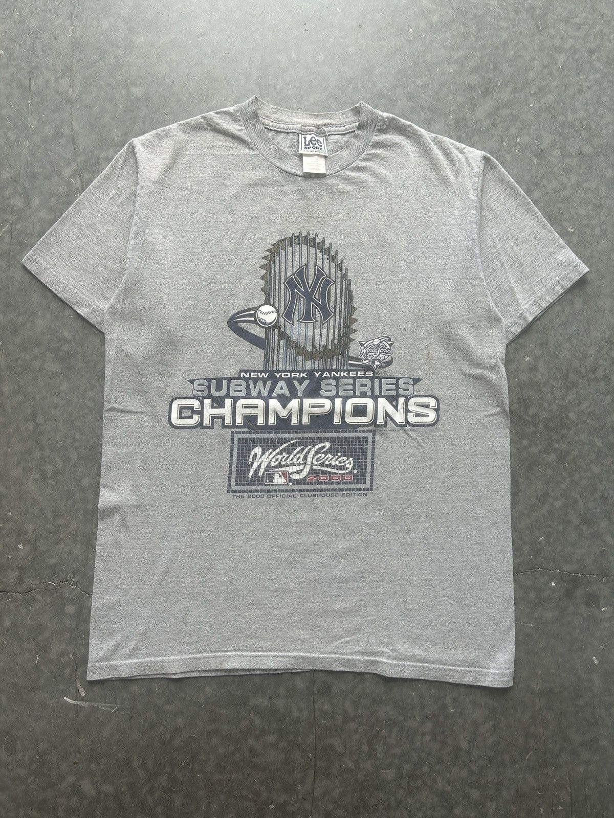 Mlb X Vintage Vintage 2000 New York Yankees Subway Series Champions Tee