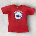 Nba Vintage 80 S Philadelphia 76ers Sixers Nba T Shirt Hoodie, Sweatshirt | FlexRushtees.com