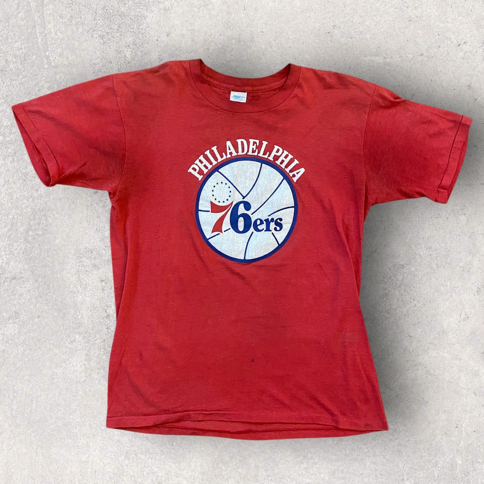 Nba Vintage 80 S Philadelphia 76ers Sixers Nba T Shirt Hoodie, Sweatshirt | FlexRushtees.com