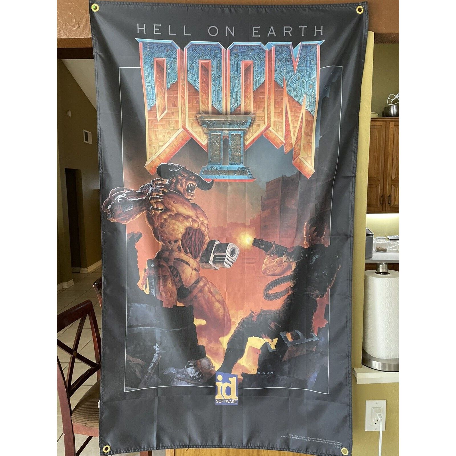 Other Doom Ii Hell On Earth 5ft Flag Pc 1994 Id Software Poster 2
