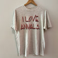 Vintage 90 S I Love Animals Tee Hoodie, Sweatshirt | FlexRushtees.com