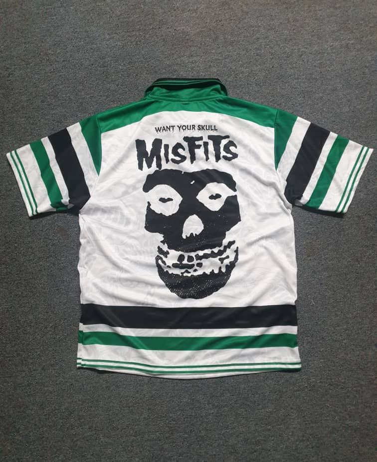Misfits Band Green White Jerseys T-Shirts, Hoodie, Sweatshirt | FlexRushtees.com
