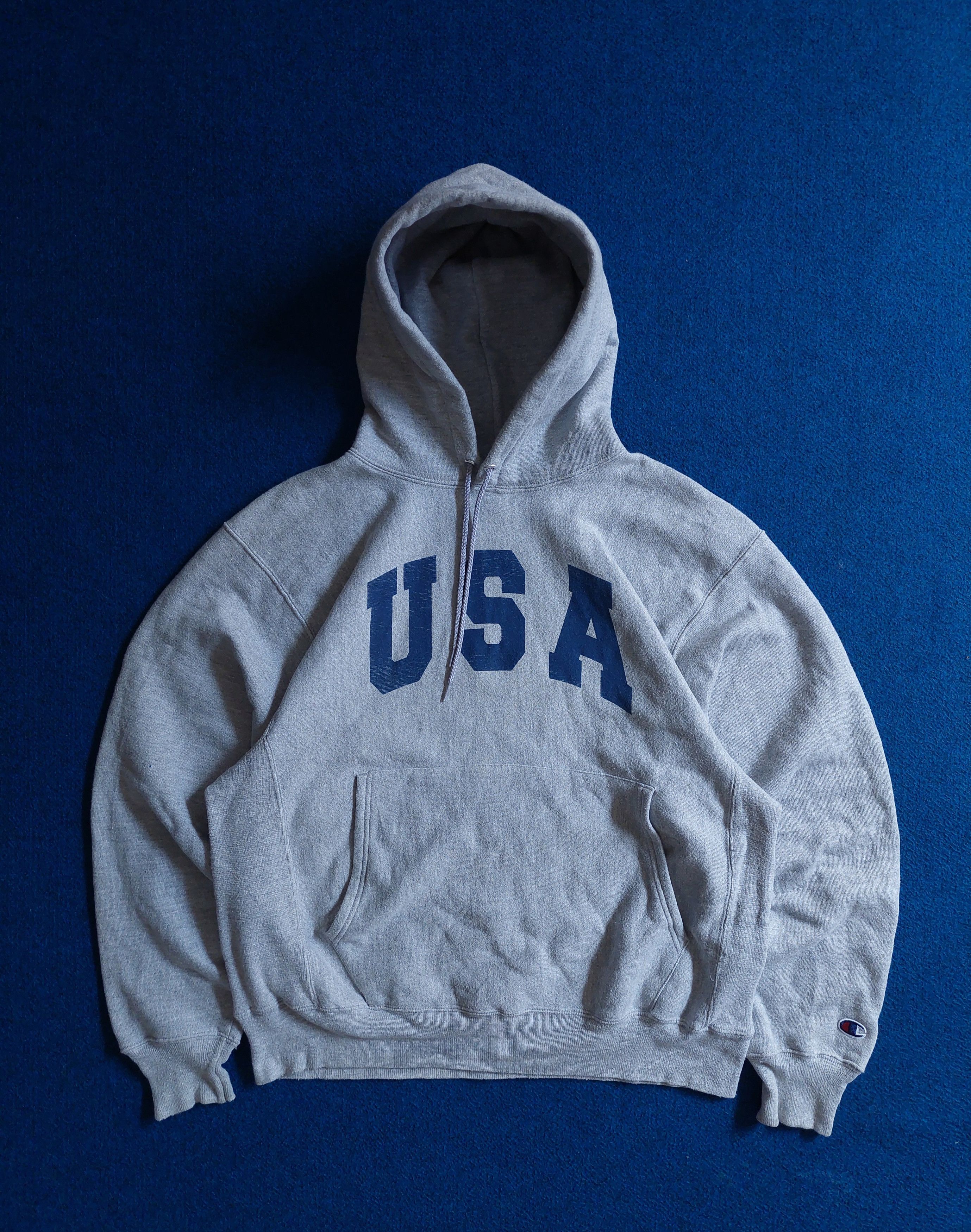 Vintage Champion Reverse Weave Blank Hoodie T-Shirts, Sweatshirt | FlexRushtees.com