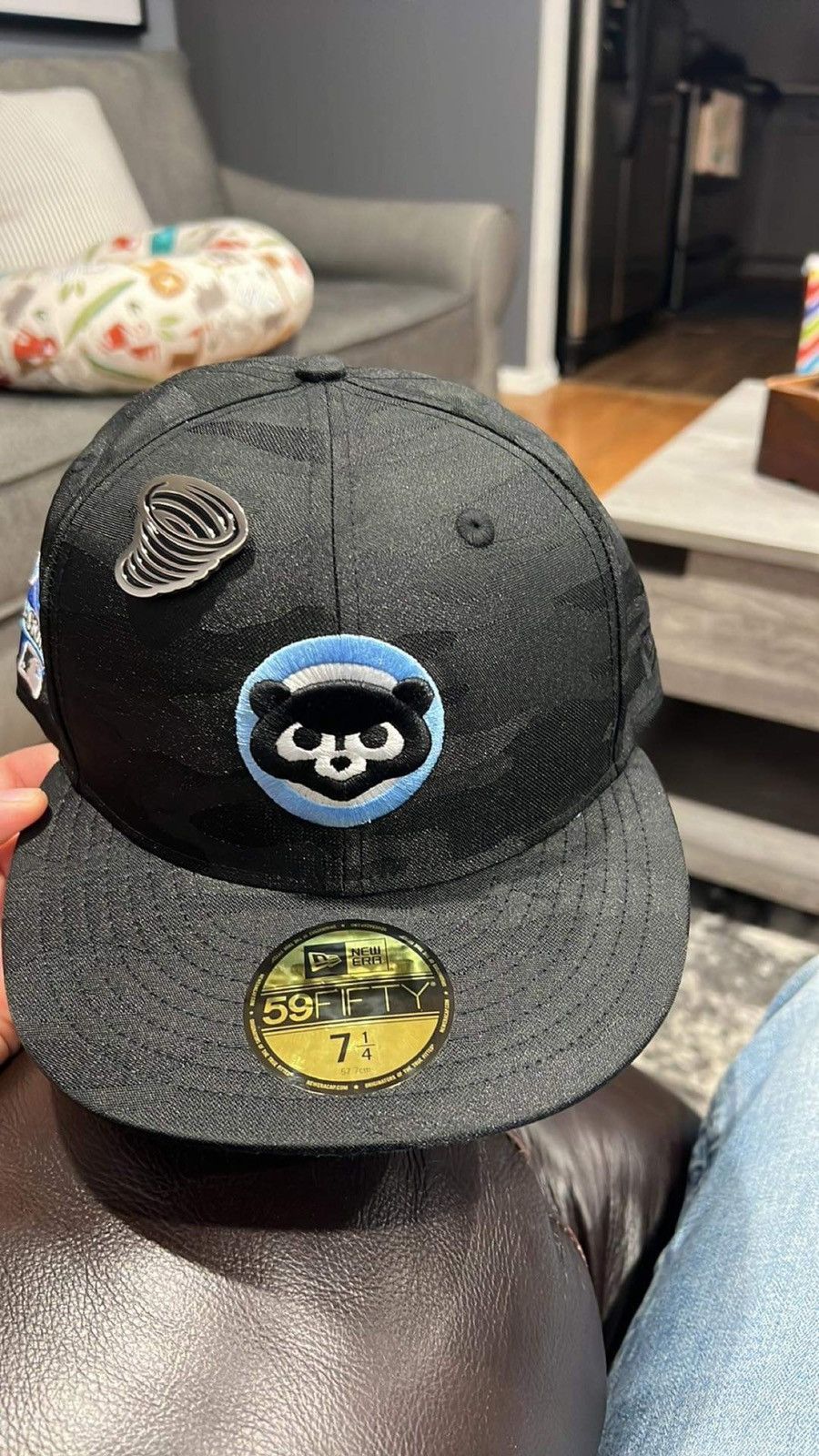 New Era Chicago Cubs Black Camo