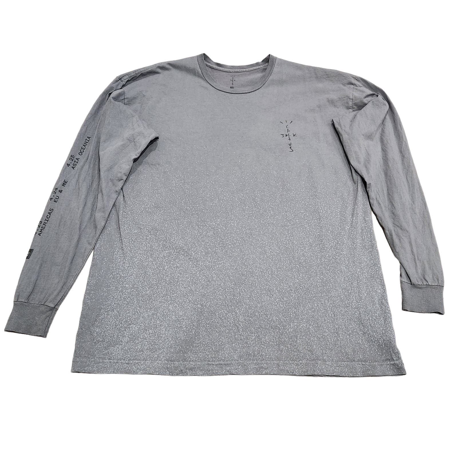 Travis Scott Cactus Jack Grey Travis Scott Fortnite Long Sleeve