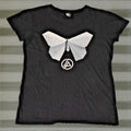 Tultex Band T Shirt Tultex Xl Linkin Park Black Graphic Butterfly Crew Neck Short Sleeve Unisex Adul Hoodie, Sweatshirt