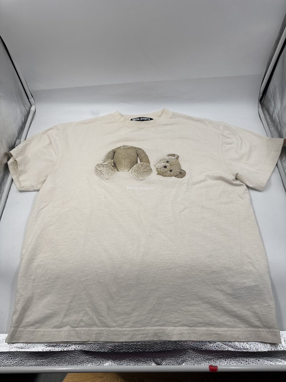 Angels Palm Angels Kill The Bear Oversized Tee Hoodie, Sweatshirt | FlexRushtees.com
