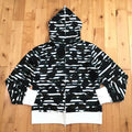 Bape A Bathing Ape Bape Camo Full Zip Hoodie Black White Size M T-Shirts, Sweatshirt | FlexRushtees.com