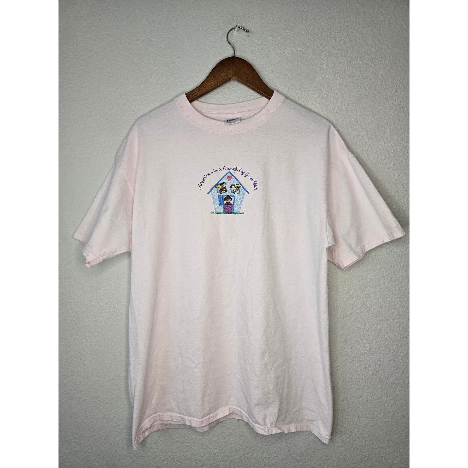 Vintage Grandma Happiness Is A House Full Of Grandkids Shirt