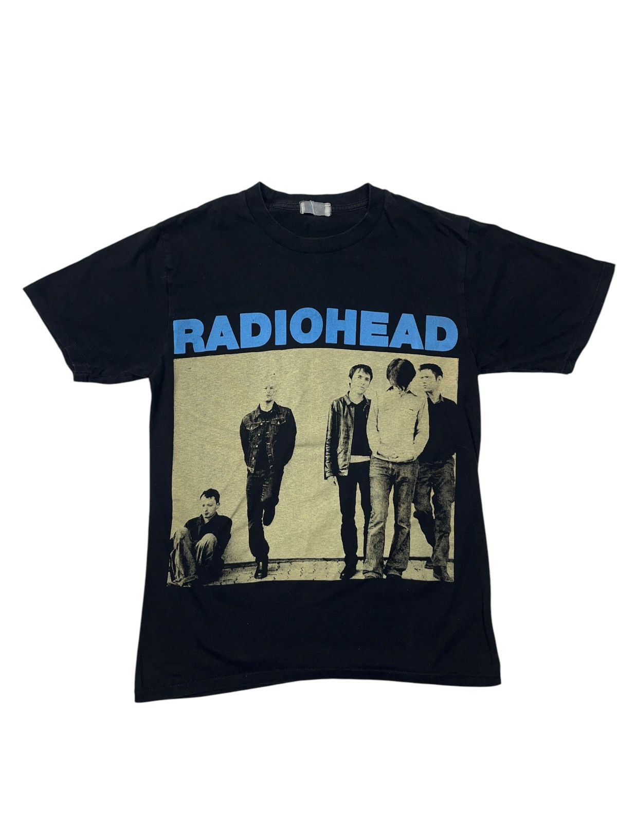 Band Tees Vintage Y2k Radiohead Band T Shirt Hoodie, Sweatshirt | FlexRushtees.com
