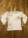 Vintage Fruit Of The Loom Rare Vintage Washed Design Long Sleeve Tee