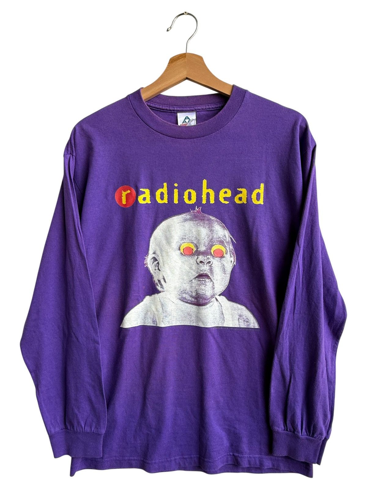 Band Tees Vintage Radiohead Pablo Honey Band Ls Shirt Hoodie, Sweatshirt | FlexRushtees.com