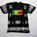 Vintage Bahamas Rasta Cutout Tee Black Xxl Tropical T Shirt