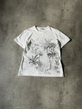 Vintage Christian Dior White T Shirt Tropical Very Rare