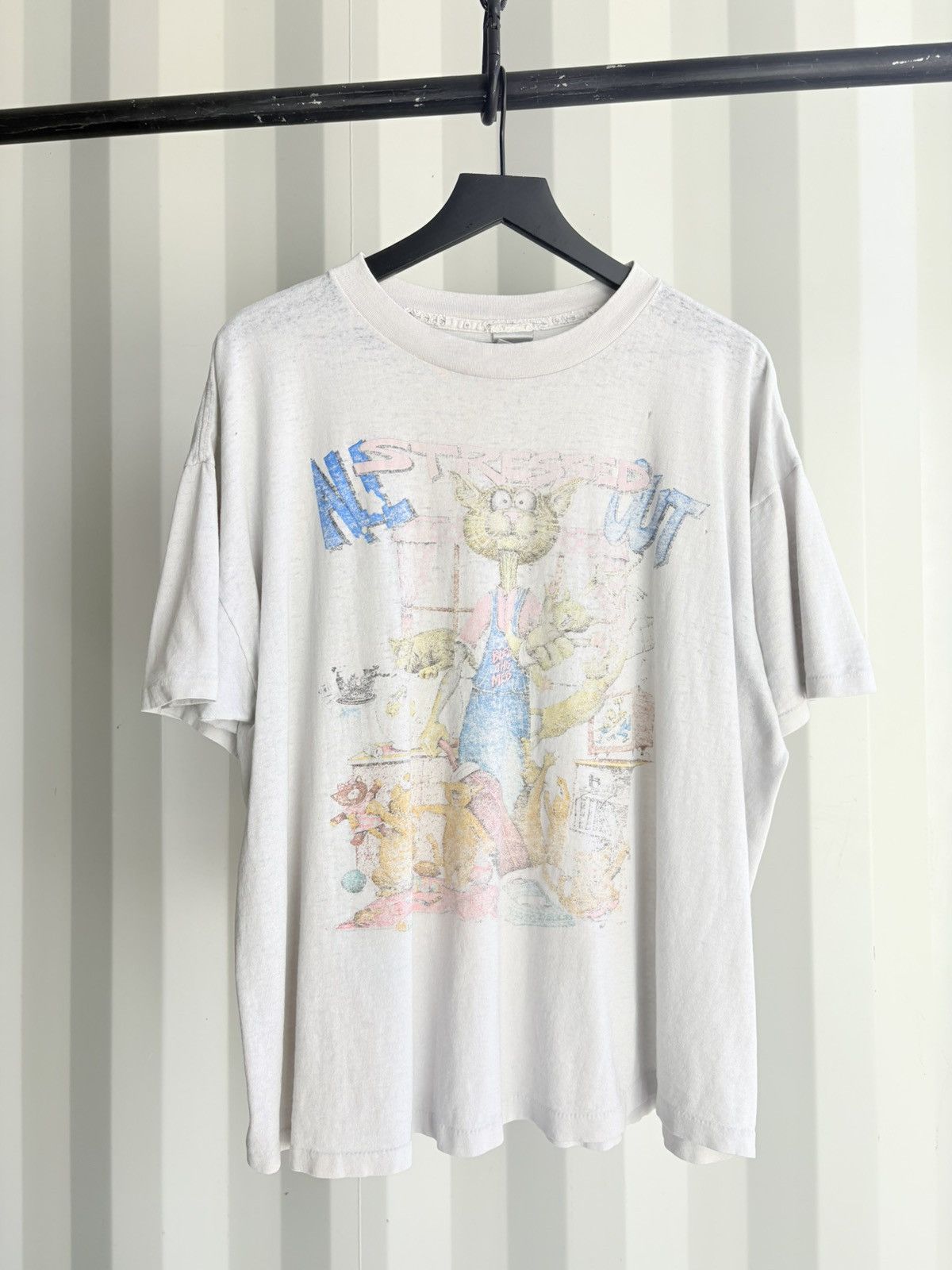 Vintage Thrashed Stressed Out Sun Faded Distressed Shirt Erd Grunge Hoodie, Sweatshirt | FlexRushtees.com