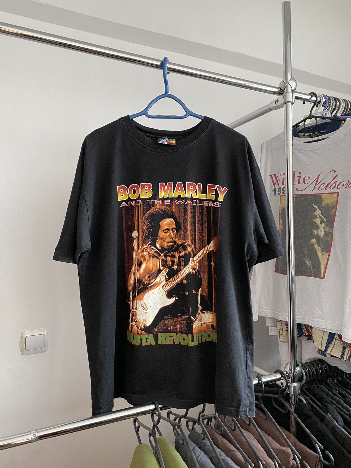 Bob Marley X Vintage Vintage 90s Bob Marley Rasta Revolution T Shirt Hoodie, Sweatshirt | FlexRushtees.com
