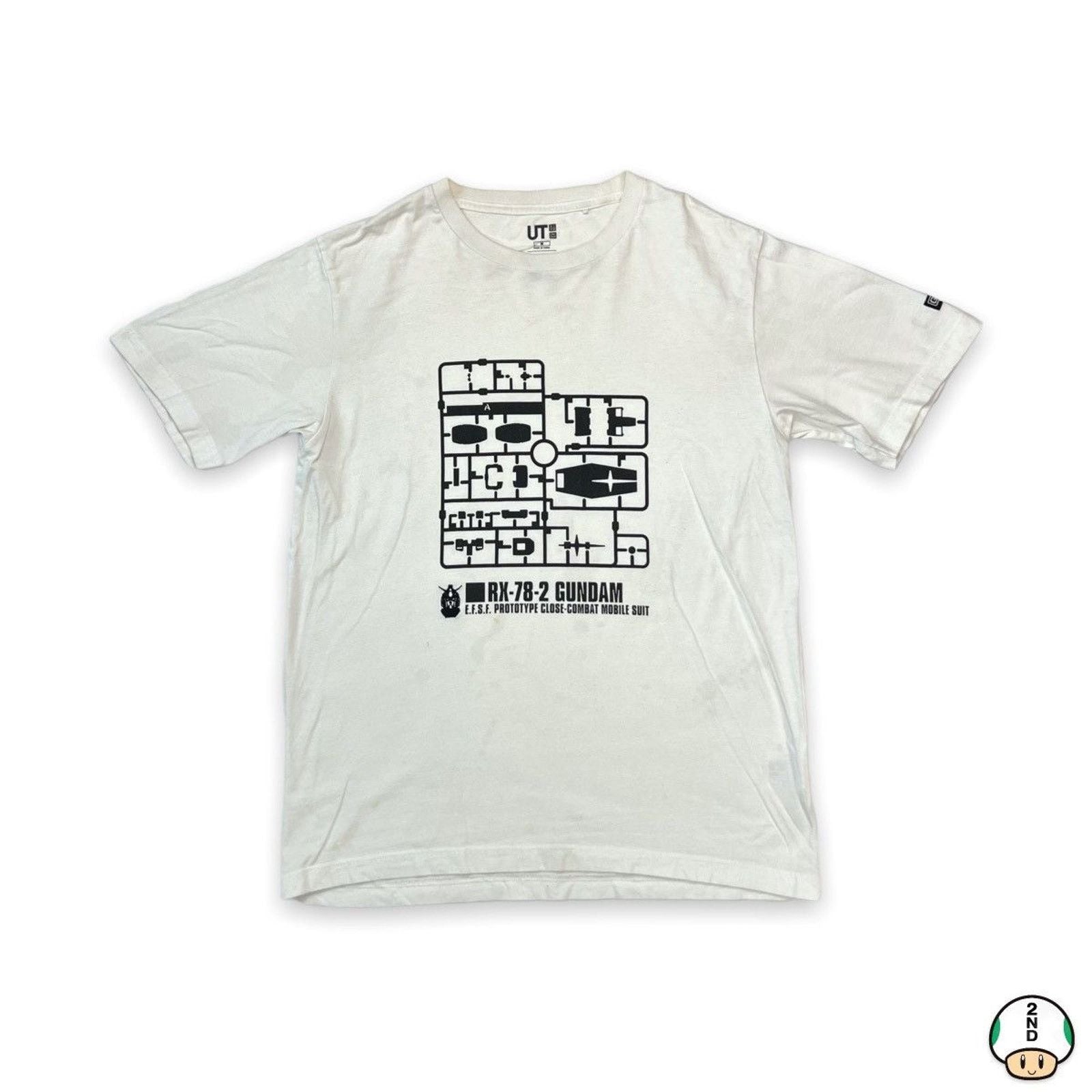 Japanese Brand X Uniqlo Uniqlo X Gundam Gunpla 40th Anniversary T Shirt Anime Tee Hoodie, Sweatshirt | FlexRushtees.com