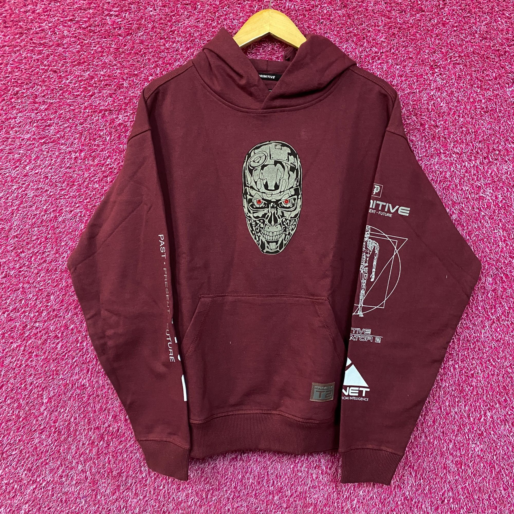 Terminator 2 Judgment Day Oversized Hoodie Size T-Shirts, Sweatshirt | FlexRushtees.com