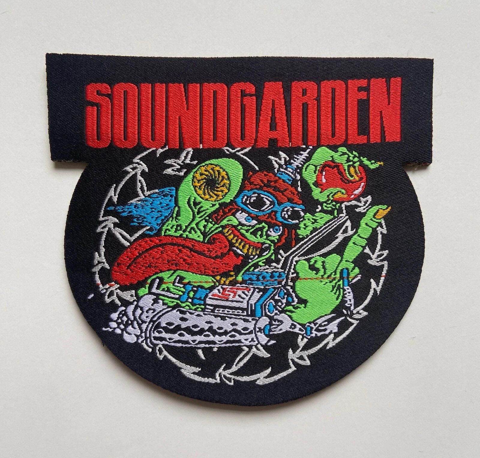 Other Soundgarden Badmotorfinger Shaped Lasercut Woven Patch T-Shirts, Hoodie, Sweatshirt | AU16VibeMintTees.com