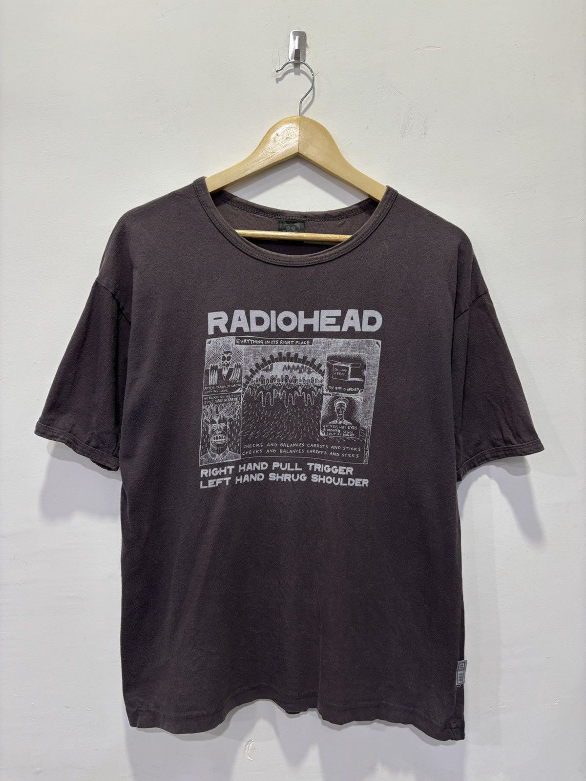 Band Tees Vintage Radiohead Tshirt Hoodie, Sweatshirt | FlexRushtees.com